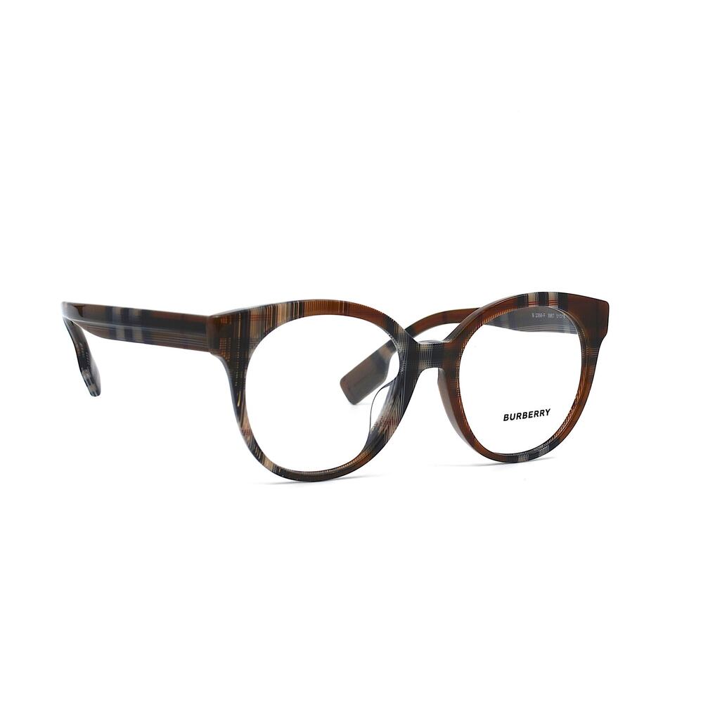 NEW BURBERRY BE2356F JACQUELINE CHECK BROWN AUTHENTIC EYEGLASSES FRAME